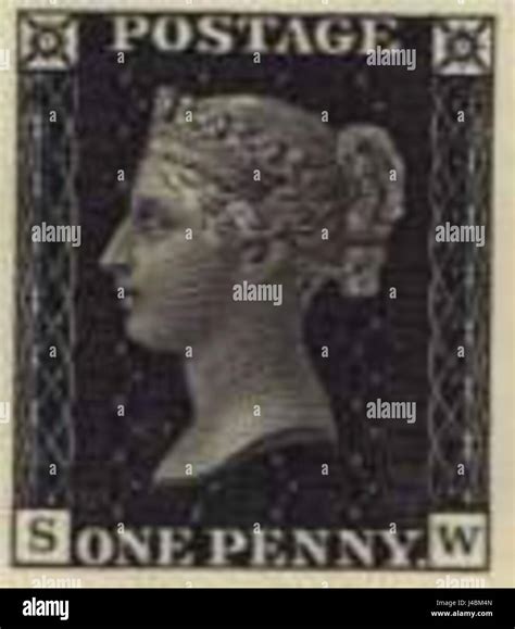 penny black  res stock photography  images alamy