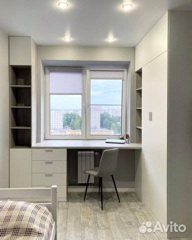 Рабочая зона у окна для школьника на заказ в Москве | Услуги | Авито