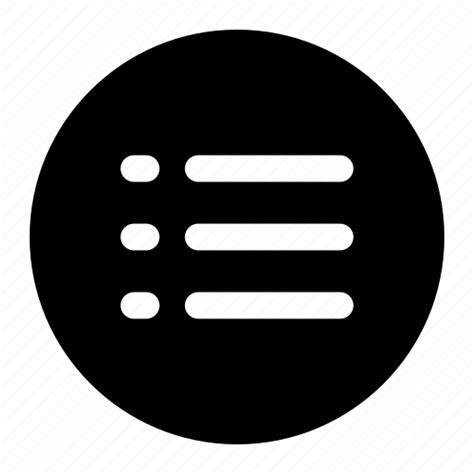 menu open menu menu bar list ui control icon   iconfinder