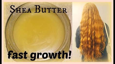 Diy Shea Butter Hair Cream Fast Growth Youtube