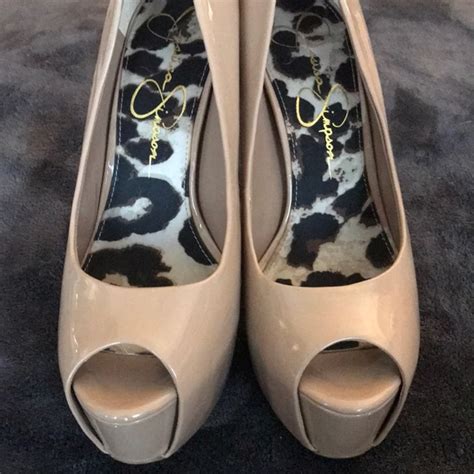 Jessica Simpson Shoes Jessica Simpson Nude Platform Heels Poshmark