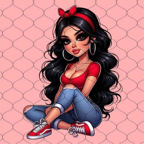 Chibi Hot Chicana Girl Transparent Png Chicana Clipart Chibi Dolls Png Chibi Girl Png