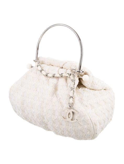 Chanel Tweed Knitting Bag Handbags Cha138013 The Realreal