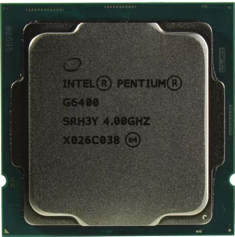 Procesador Intel Pentium Gold G6400 Oem Cooler Intel S1200