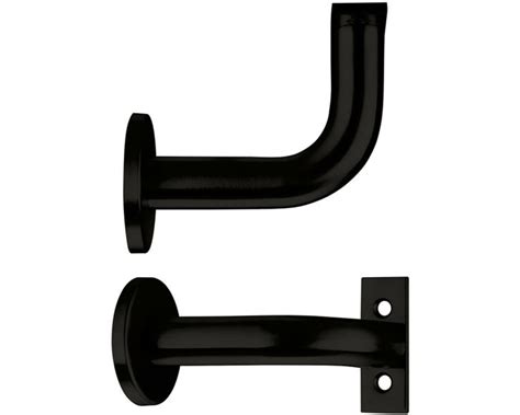 Modern Design Concealed Fixing Handrail Bracket Matt Black G Johns