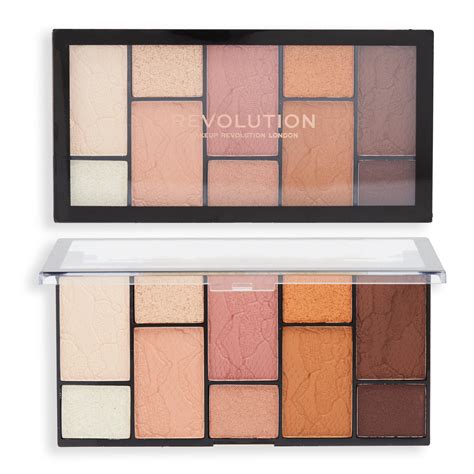 Makeup Revolution Reloaded Dimension Eyeshadow Palette Neutral Charm Revolution Beauty