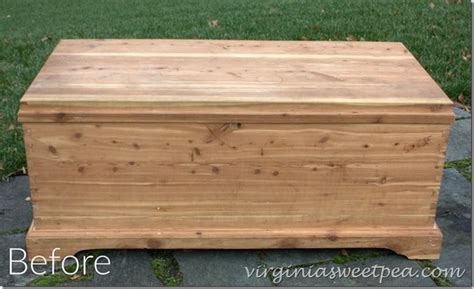 Cedar Chest Makeover - Sweet Pea