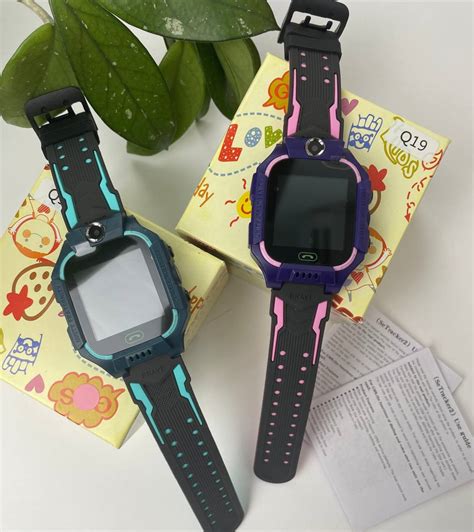 Детские умные смарт часы Smart Q19 с сим картой и gps с родительским ...