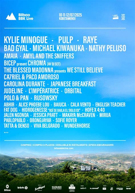 Cartel del Bilbao BBK Live 2025 | El Correo