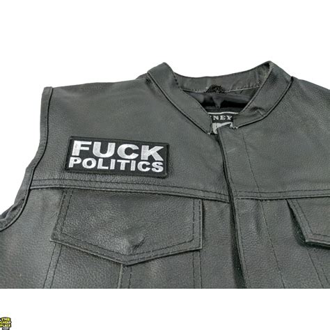 Fuck Politics Naughty Iron On Patch TheCheapPlace