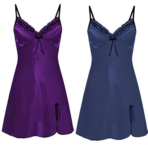 Lingerie sexy en satin pour femmes vêtements exotiques olympiques chauds sous vêtements nuisette