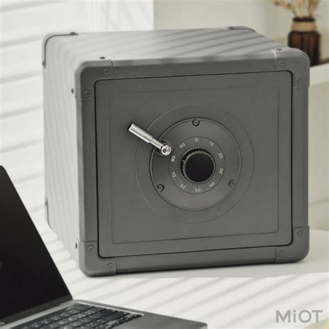 Розумний сейф Xiaomi CRMCR Retro Mechanical Smart Safe Deposit Box Grey ...