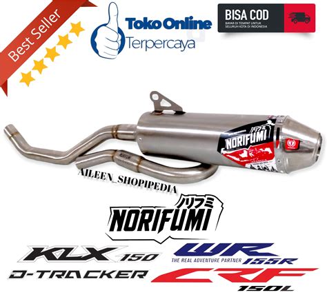 Knalpot Norifumi Rocket 4 AKUINDONESIA Standar Bore Up Kompetisi Klx