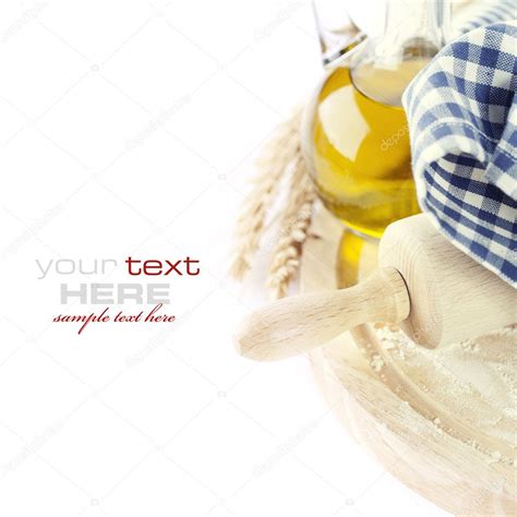 basic baking ingredients stock photo  klenova