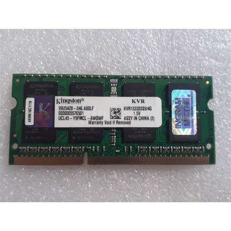 แรมโน้ตบุค Kingston DDR3-Bus1333/4G ( KVR1333D3S9/4G ) | Shopee Thailand