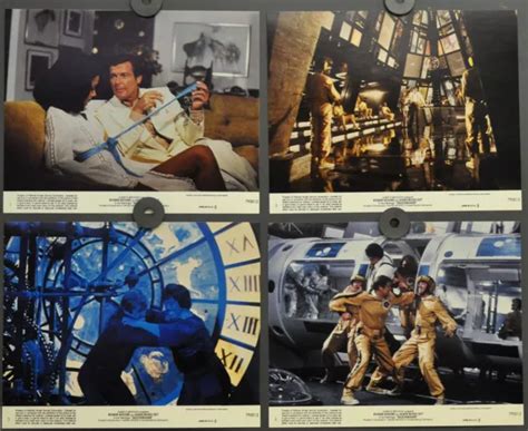 MOONRAKER 1979 ORIGINAL 8X10 Mint Lobby Carte Ensemble James Bond Roger