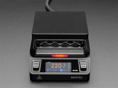 Mini Brass Hot Plate Preheater With USB C PD Or DC MHP B ID Adafruit Industries