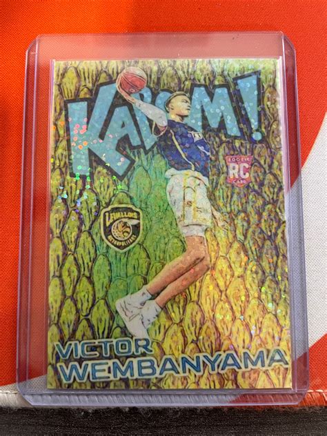 Victor Wembanyama 2022 Kaboom Cracked Ice CUSTOM Rookie Card WEMBY RC