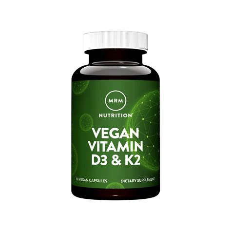 MRM Nuturition Vegan Vitamin D3 & K2, 60 Vegan Capsules – vitaminshop-uae