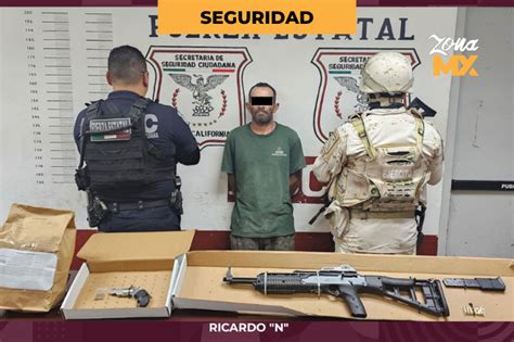 Detienen FESC y SEDENA a hombre en posesión de armas y drogas Notizona MX