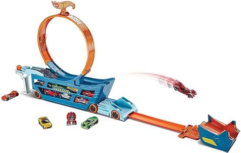 Amazon Hot Wheels Stunt N Go Track Set Toys Games