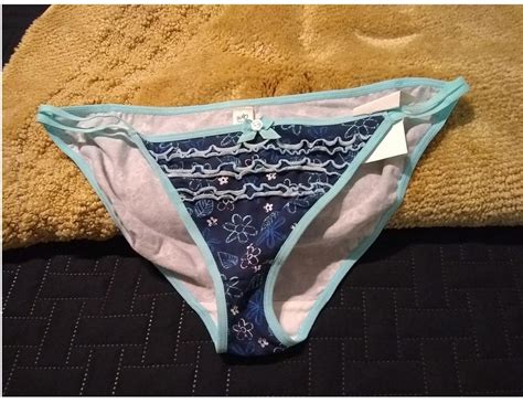 So Intimates String Bikini Panties Sz Large L New