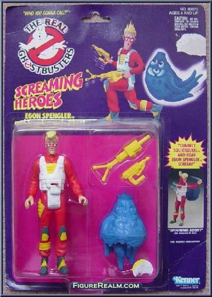 Kenner The Real Ghostbusters Screaming Heroes Egon Spengler 1986