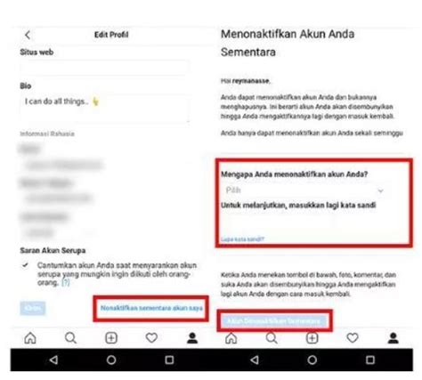 Cara Menonaktifkan Akun Instagram Sementara Dafunda