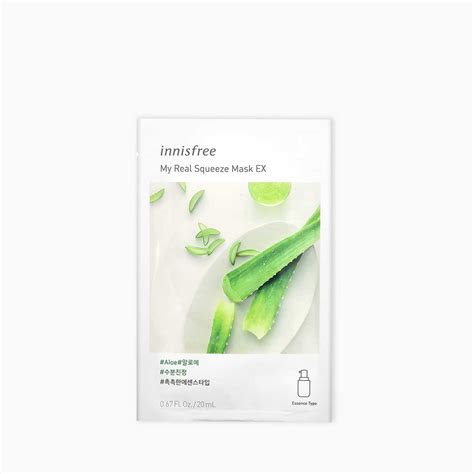 Innisfree My Real Squeeze Mask Aloe Ml Korean Mart