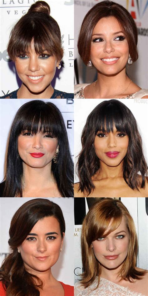 The Best And Worst Bangs For Heart Shaped Faces Coiffure Cheveux