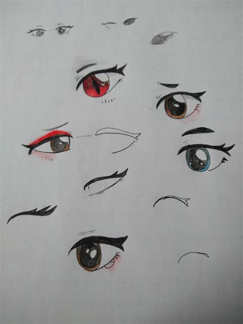 Practicing drawing female eyes by sibyltheartist on DeviantArt