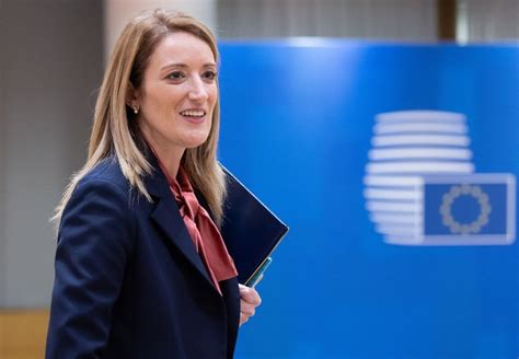 Roberta Metsola Sobre El Qatargate Ha Destruido A Os De