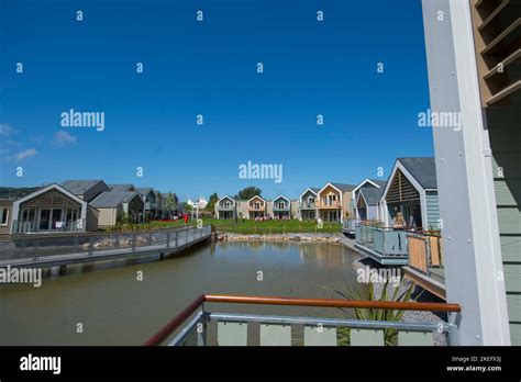 The new Chalets at Butlins, Minehead Stock Photo - Alamy