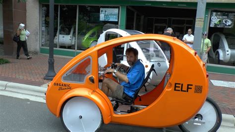 Organic Transits Enclosed Tricycle Is Half Bike Half Car