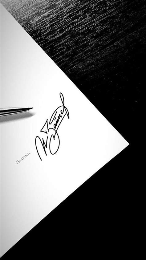 Красивая подпись beautiful signature Logo design typography