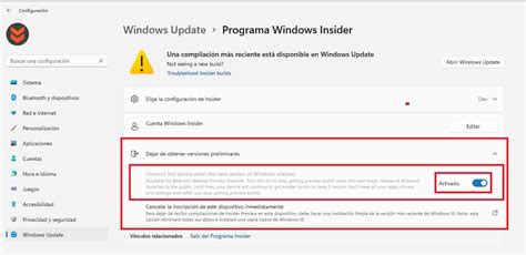 C Mo Pasar De Windows Insider Preview A La Versi N Estable