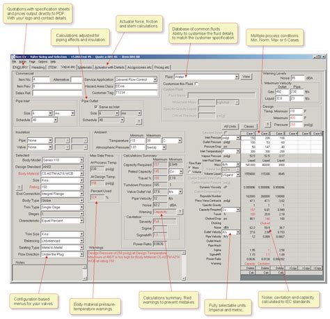 Valve Sizing Program Control Valve Sizing And Selection Software