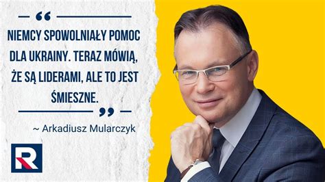 Mularczyk Niemcy spowolniały pomoc dla Ukrainy Teraz mówią że są