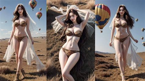 K Ai Art Hot Air Balloon Bikini YouTube