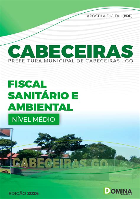 Apostila Pref Cabeceiras Go Fiscal Sanit Rio Ambiental