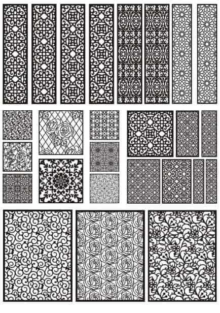 Decorative Pattern Free Dxf File Library Download Arabic Cnc