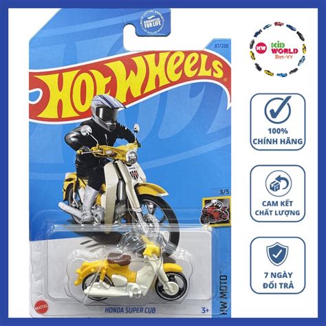 Xe mô hình Hot Wheels basic Honda Super Cub HKK32 Shopee Việt Nam
