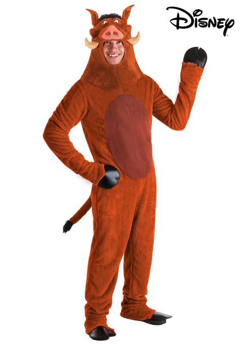 Adult Disney The Lion King Pumbaa Costume | Disney Costumes