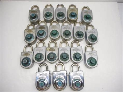 Vintage Sargent And Greenleaf Co Padlocks Wcombos 3 8077a 17 8088