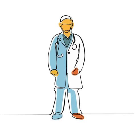 Desenho De Um Médico - 10