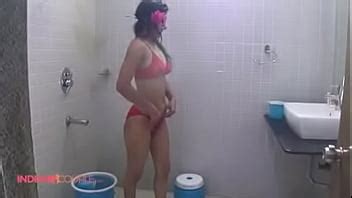 Masked Indian Bhabhi Reenu Filmed In Shower By Husband Xvideos