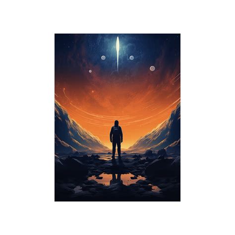 Starfield Inspired Art Retro Space Art Look Premium Matte Vertical ...