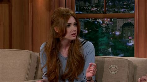 Naked Karen Gillan In The Late Late Show With Craig Ferguson