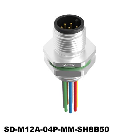 Conector M Macho Empotrado Sd M A P Mm Sh B Isa Industrial