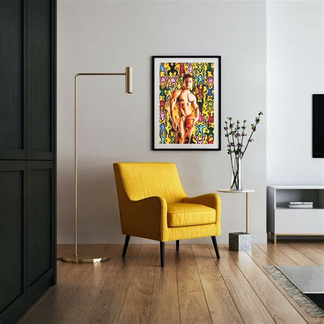 Full Frontal Nudity Gay Male Watercolor Art Print Keith Etsy